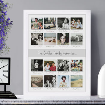 Personalised Past Memories Photo Collage, 3 of 9