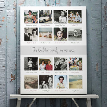 Personalised Past Memories Photo Collage, 7 of 9