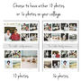 Personalised Past Memories Photo Collage, thumbnail 4 of 9