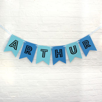 Personalised Name Bunting Party Decoration, 3 of 11