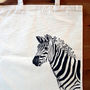 Zara The Zebra Cotton Tote Bag, thumbnail 3 of 3