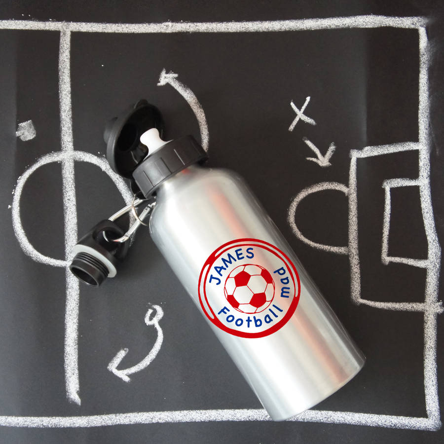 Personalised Football Water Bottle, 1 of 4