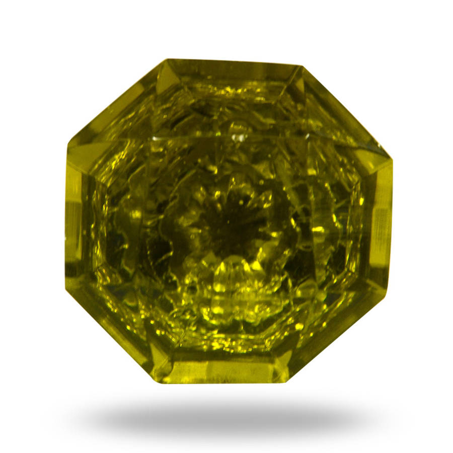 Glass Knob Moss Green Kember
