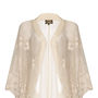 Ivory Embroidered Lace Shrug, thumbnail 4 of 6