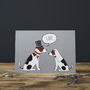 Jack Russell Wedding / Engagement Card, thumbnail 3 of 3