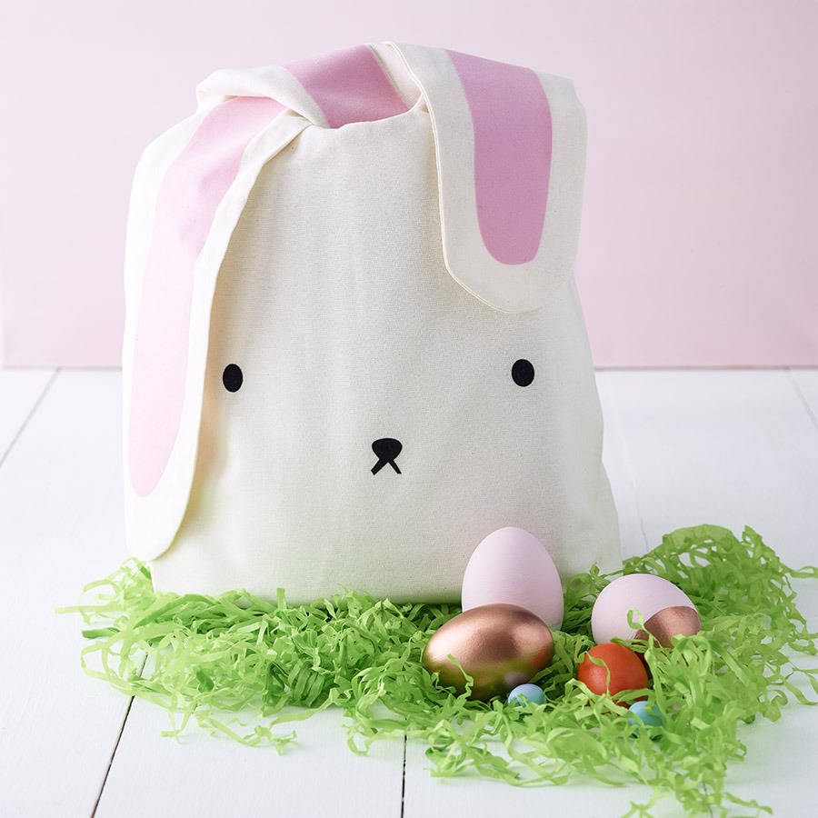 Egg Hunt Easter Bunny Bag, 1 of 4
