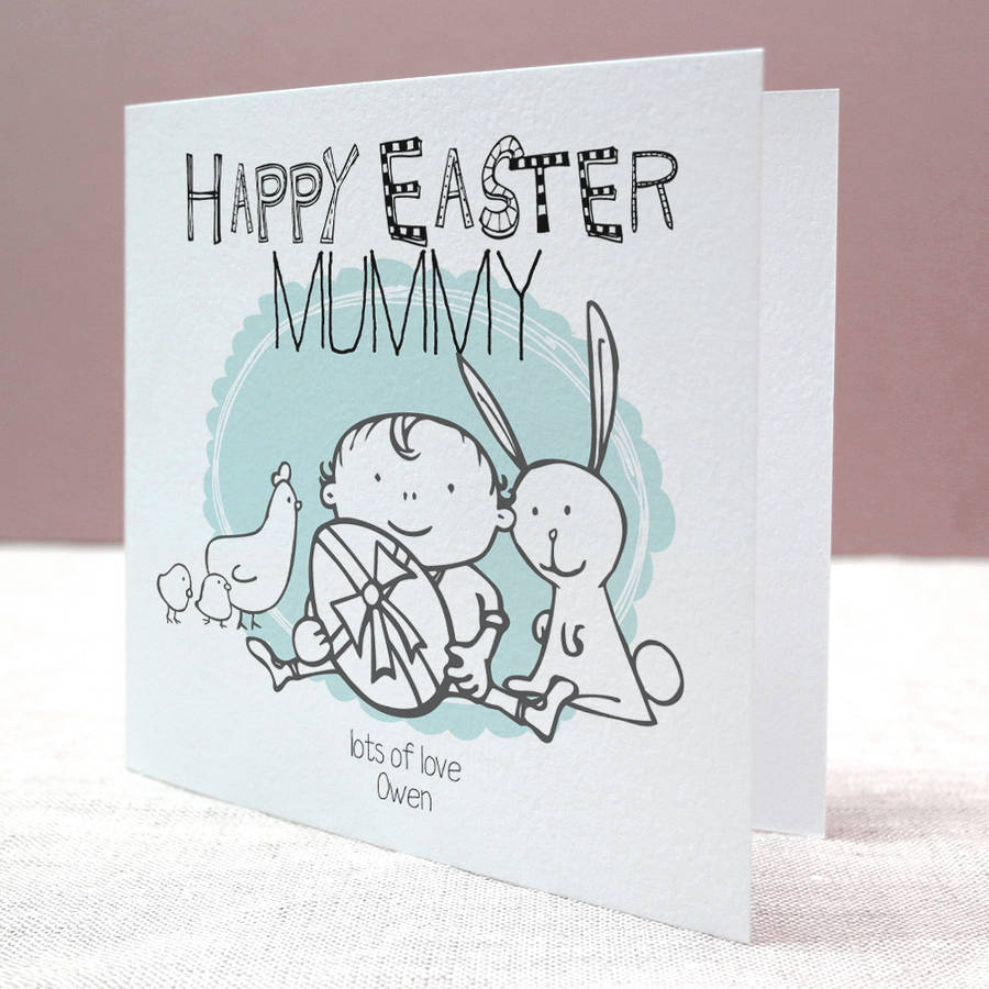 Personalised Grandparent Easter Card By Letterfest