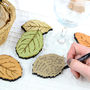 Personalised Leaf Drop Top Guest Book, thumbnail 6 of 12