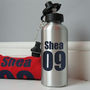 Personalised Name And Number Water Bottle, thumbnail 1 of 4