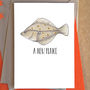 'A New Plaice' Funny New Home Card, thumbnail 1 of 3