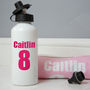 Personalised Name And Number Water Bottle, thumbnail 2 of 4