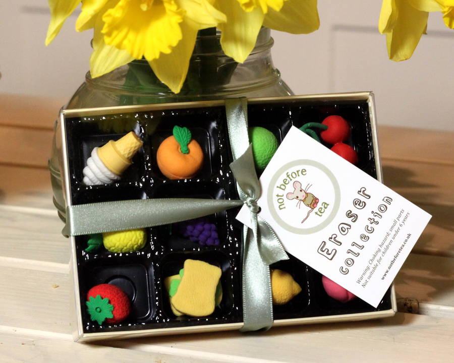 Chocolate Box Novelty Eraser Collection By Otis Green