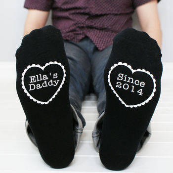 Personalised Daddy Since Men's Socks, 3 of 6