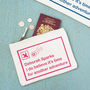 Personalised Postcard Travel Pouch, thumbnail 1 of 5