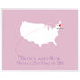Wedding In America Personalised Print, thumbnail 5 of 11