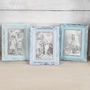 Wooden Vintage Style Blue Photo Frame, thumbnail 1 of 6
