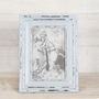 Wooden Vintage Style Blue Photo Frame, thumbnail 3 of 6