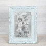 Wooden Vintage Style Blue Photo Frame, thumbnail 2 of 6