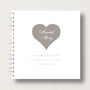 Personalised Heart Wedding Cards Book Or Album, thumbnail 11 of 12