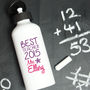 Personalised Best Teacher Water Bottle, thumbnail 1 of 3