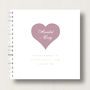 Personalised Heart Wedding Guest Book, thumbnail 1 of 11