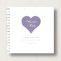Personalised Heart Wedding Guest Book, thumbnail 8 of 11