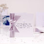 Bedazzled Silver Personalised Wedding Anniversary Card, thumbnail 1 of 4