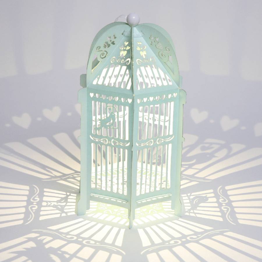flutterby birdcage lantern by the hanging lantern company