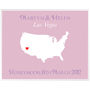 Honeymoon In America Personalised Print, thumbnail 4 of 11
