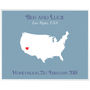 Honeymoon In America Personalised Print, thumbnail 8 of 11