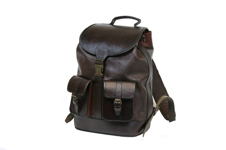 san jose leather backpack by beara beara | notonthehighstreet.com