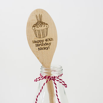 Personalised Wooden Cupcake Spoon, 5 of 8