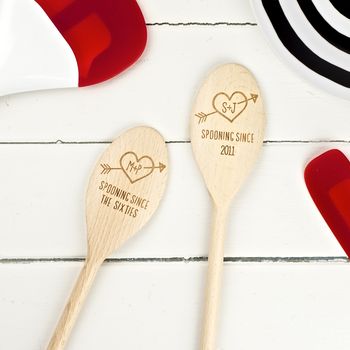 Valentine Wooden Love Spoon Personalised, 2 of 11