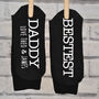 Bestest Daddy Personalised Socks, thumbnail 5 of 5
