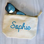 Personalised Glitter Canvas Accessory Bag, thumbnail 7 of 7