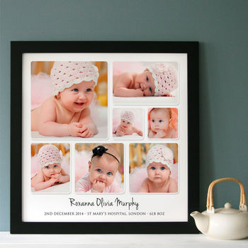 Personalised Baby Photo Collage, 3 of 6