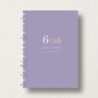Personalised 60th Birthday Journal Or Guest Book, thumbnail 1 of 11