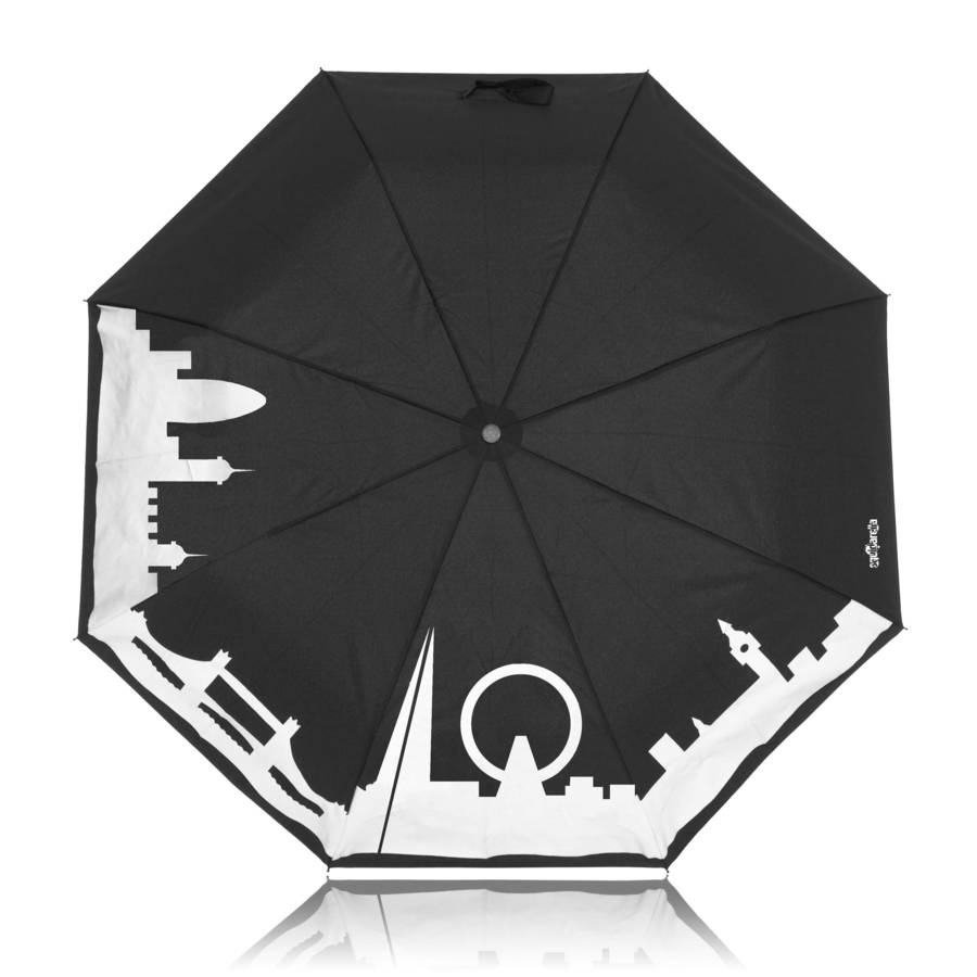 colour changing london skyline umbrella by squid