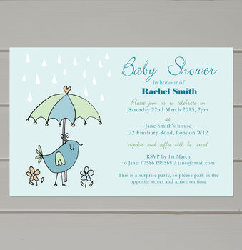 Personalised Baby Shower Invitations, 2 of 3