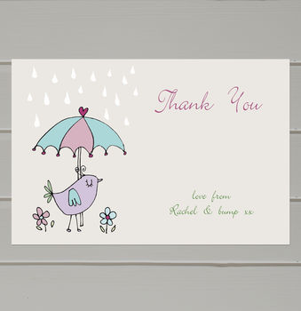 Personalised Baby Shower Thank You Cards, 3 of 3