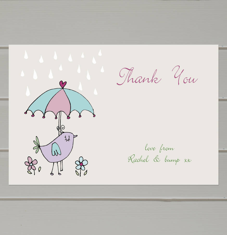 baby shower thank you wording ideas