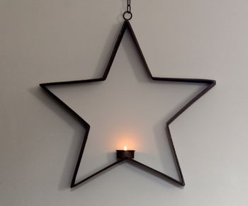 Hanging Star Tea Light Holder, 2 of 2