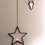 Hanging Star Tea Light Holder, thumbnail 1 of 2