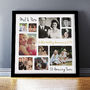 Personalised Golden Wedding Anniversary Photo Collage, thumbnail 3 of 8