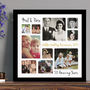 Personalised Golden Wedding Anniversary Photo Collage, thumbnail 2 of 8