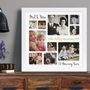 Personalised Golden Wedding Anniversary Photo Collage, thumbnail 4 of 8