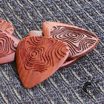Exotic Timber Picks With Four Different Grip Patterns, 5 of 7