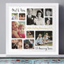 Personalised Golden Wedding Anniversary Photo Collage, thumbnail 5 of 8