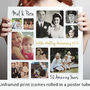 Personalised Golden Wedding Anniversary Photo Collage, thumbnail 8 of 8