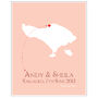 Engaged In Bali Personalised Print, thumbnail 5 of 11